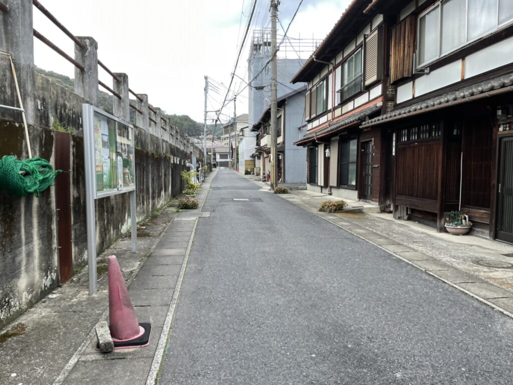 大津の路地